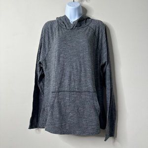GAP Grey Lightweight Hooded Pullover Large